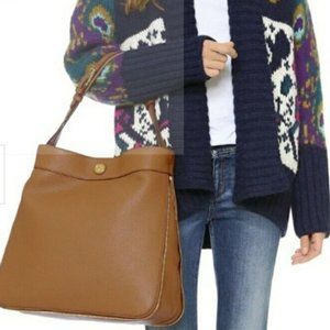 Tory Burch Robinson Pebble Hobo-Tiger's Eye